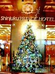 新宿プリンスホテルの大きくないクリスマスツリー2006