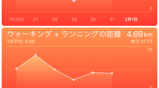 2016年1月31日(日)の出来事「ショッピング♪」と歩数記録