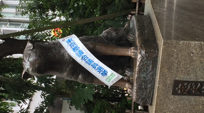 渋谷のハチ公と都議会議員選挙