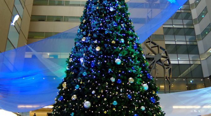 新宿NSビルのクリスマスイルミネーション2017