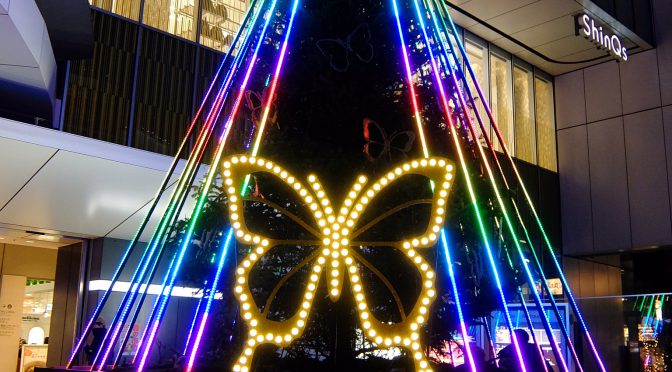 渋谷ヒカリエのクリスマスツリー2018