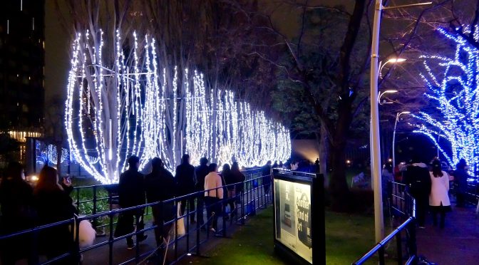 東京ミッドタウンのクリスマスイルミネーション2018