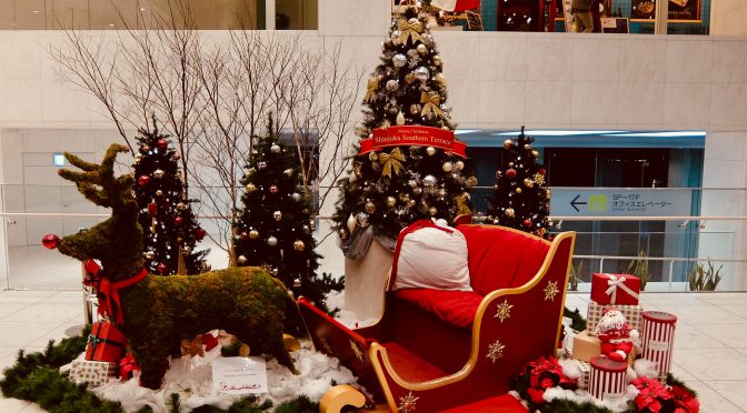 小田急ホテルセンチュリーサザンタワーのクリスマスフォトブース2018