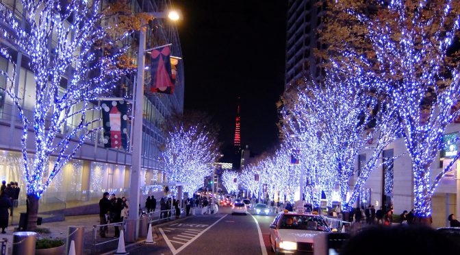 六本木ヒルズのクリスマスイルミネーション2018