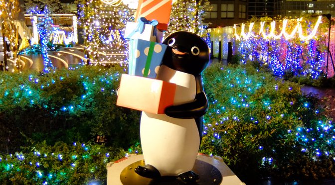 新宿南口「スイカのペンギン広場」のイルミネーション2018-2019
