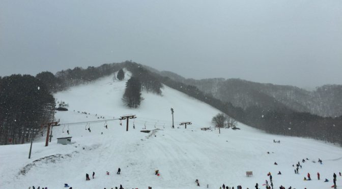 大穴スキー場に行ってきました