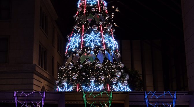 丸の内MY PLAZAのクリスマスツリー2019