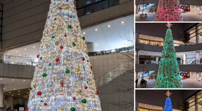 東京オペラシティのクリスマスツリー2019