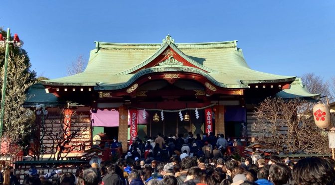 亀戸天神へ初詣
